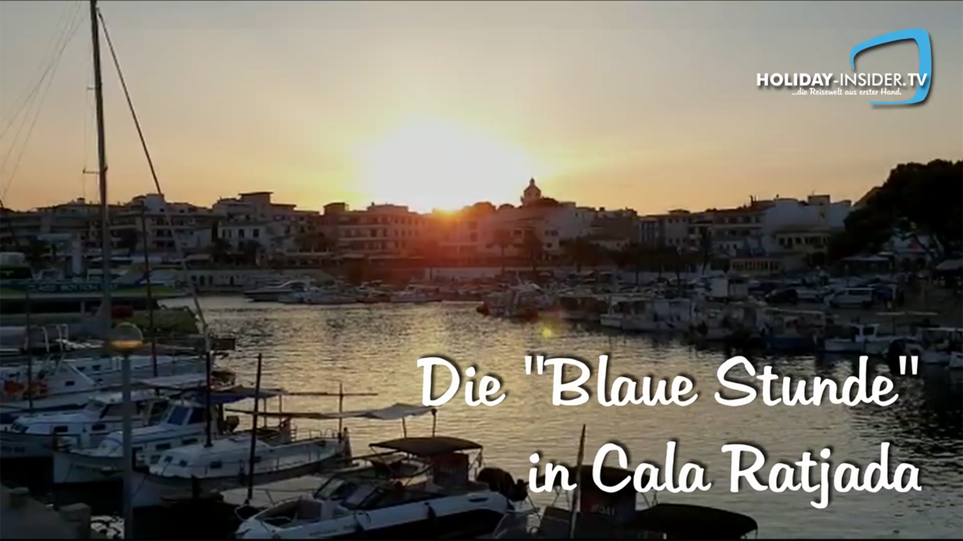 Die Blaue Stunde im Hafen von Cala Ratjada
