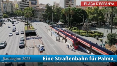 Eine Straßenbahn für Palma de Mallorca