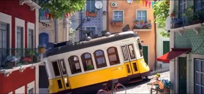 CARTOON: Eine Stadtrundfahrt in Lissabon mit der Linie 28