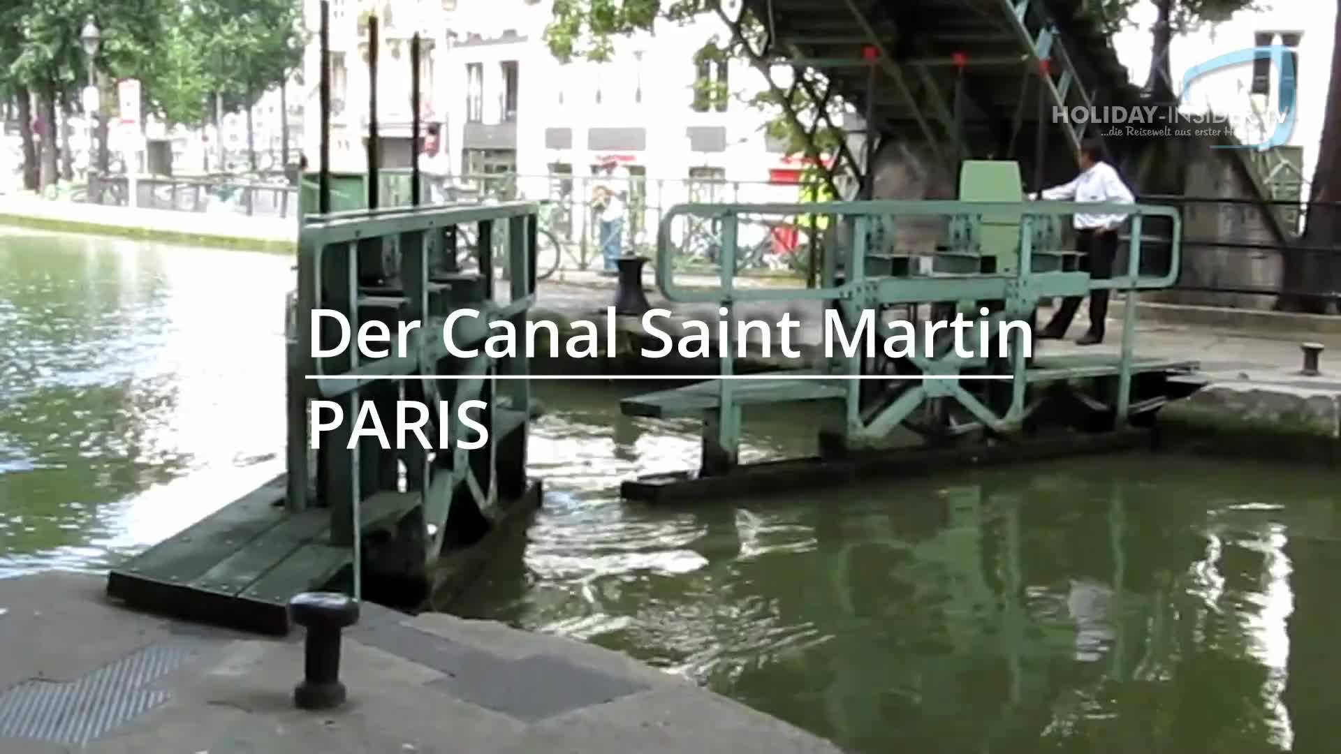 Der Canal Saint Martin in Paris
